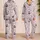 Cute Cat and Botanical Motifs for Birthday Gifting and Relaxed Lounging for Cat Lovers Satin Pajamas Set - 2