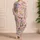 Ice Cream Cones and Candy for Sweet Summer Treat Lovers and Beach Getaways Satin Pajamas Set - 4