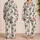 Coiled Black Snakes with Ivory Scales for Bold Relaxed Everyday Style Satin Pajamas Set - 2