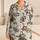 Coiled Black Snakes with Ivory Scales for Bold Relaxed Everyday Style Satin Pajamas Set - 1