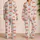 Coral Crab and Blue Tide Motifs for Breezy Coastal Getaways and Beachside Relaxation Satin Pajamas Set - 2