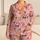 Cute Ice Cream Treats for Sweet Summer Escapes and Cozy Relaxing Evenings Satin Pajamas Set - 1