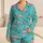 Coral Flamingos on Turquoise for Tropical Getaways and Easy Summer Lounging Satin Pajamas Set - 1