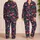 Pink Flamingo And Palm Leaf Tropical Escape For Relaxed Coastal Getaways All Year Satin Pajamas Set - 2