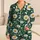 White Daisy Blooms for Relaxed Summer Getaways and Cheerful Everyday Weekend Style Satin Pajamas Set - 1