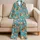 Tabby Kittens and Coastal Seashells for Relaxed Summer Getaways by the Shore Satin Pajamas Set - 5