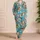 Tabby Kittens and Coastal Seashells for Relaxed Summer Getaways by the Shore Satin Pajamas Set - 4