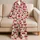 Cherry Raspberry Fruit Motif for Relaxed Summer Evenings and Cozy Getaways Satin Pajamas Set - 5