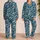 Japanese Indigo Ocean Waves for Relaxed Coastal Evenings and Summer Getaways at Home Satin Pajamas Set - 2