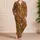 Majestic Tiger Faces in Amber Jungle Tones for Bold Coastal Getaways and Relaxed Lounging Satin Pajamas Set - 4