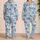 Abstract Sailboat Motifs for Coastal Getaways and Relaxed Summer Weekends by the Sea Satin Pajamas Set - 2