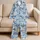 Abstract Sailboat Motifs for Coastal Getaways and Relaxed Summer Weekends by the Sea Satin Pajamas Set - 5