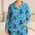 Blue Octopus Ocean Motifs for Relaxed Coastal Getaways and Easy Summer Lounging Satin Pajamas Set - 1