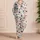Flamingo Palm Tree Tropical Beach Style for Relaxed Island Vacation Getaways Satin Pajamas Set - 4