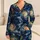 Swirling Midnight Sky Art for Relaxing Summer Evenings and Coastal Getaways Satin Pajamas Set - 1