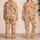 Watercolor Autumn Leaves for Cozy Fall Getaways and Relaxed Weekend Lounging Satin Pajamas Set - 2