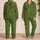 Olive Tropical Blooms for Relaxed Beach Getaways and Laid-Back Summer Escapes Satin Pajamas Set - 2