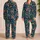 Tropical Palm Leaves And Coral Blooms For Island Getaways And Relaxed Weekends Satin Pajamas Set - 2