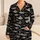 Silver Sea Fish and Kelp for Coastal Getaways and Relaxed Ocean-Inspired Living Satin Pajamas Set - 1