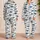 Navy Shark And Silver Reef Sharks For Coastal Getaways And Relaxed Ocean Adventures Satin Pajamas Set - 2