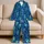 Colorful Seahorse Ocean Tones for Tropical Getaways and Relaxed Coastal Living Satin Pajamas Set - 5