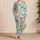 Whimsical Ocean Whales And Coral For Breezy Coastal Vacation Style Satin Pajamas Set - 4