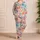 Watercolor Octopus And Coral Motifs For Tropical Beach Getaways And Coastal Escapes Satin Pajamas Set - 4