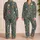 Vintage Coastal Botanical Leaves for Relaxed Summer Getaways and Beachside Lounging Satin Pajamas Set - 2