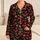 Glossy Red Cherry Motifs for Summer Getaways and Relaxed Weekend Lounging at Home Satin Pajamas Set - 1