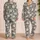 Modern Gray Chrysanthemum Blooms and Golden Berries for Relaxed Coastal Weekends Satin Pajamas Set - 2