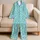 Colorful Confetti Dash Motifs for Relaxed Summer Lounging and Bright Everyday Comfort Satin Pajamas Set - 5