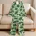 Tropical Palm Fronds for Relaxed Coastal Getaways and Sunny Vacation Lounging Days Satin Pajamas Set - 5