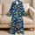 Golden Hammerhead Sharks for Sunny Coastal Getaways and Relaxed Summer Days for Men Satin Pajamas Set - 5