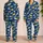 Golden Hammerhead Sharks for Sunny Coastal Getaways and Relaxed Summer Days for Men Satin Pajamas Set - 2