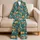 Koi Fish And Lotus Waves For Serene Coastal Getaways And Relaxed Evenings Satin Pajamas Set - 5