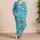 Pink Octopus and Turquoise Ocean Waves for Tropical Beach Getaways and Coastal Relaxation Satin Pajamas Set - 4