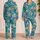 Vibrant Coral Reef in Turquoise Waters for Summer Coastal Escapes and Ocean Lovers Satin Pajamas Set - 2