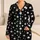 Bold White Stars for Coastal Nights and Relaxed Summer Weekends for Men and Women Satin Pajamas Set - 1