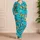 Cool Crocodile in Yellow Shorts for Tropical Beach Getaways and Summer Lounging Satin Pajamas Set - 4