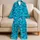Shark Ocean Scene for Beach Getaways and Coastal Summer Adventures Satin Pajamas Set - 5
