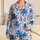Blue Octopus Ocean Art for Coastal Getaways and Relaxed Summer Escapes Satin Pajamas Set - 1