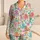 Cute Sea Creatures and Coral Reef Friends for Tropical Beach Days and Coastal Getaways Satin Pajamas Set - 1