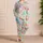 Cute Sea Creatures and Coral Reef Friends for Tropical Beach Days and Coastal Getaways Satin Pajamas Set - 4