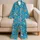 Friendly Shark Surfboard Ocean Motifs for Tropical Beach Getaways and Summer Fun Satin Pajamas Set - 5