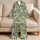 Tropical Jungle Leaves And Macaws For Relaxed Summer Getaways Satin Pajamas Set - 5