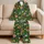 Butterflies and Wildflowers for Tropical Getaways and Relaxed Summer Lounging Style Satin Pajamas Set - 5