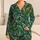 Tropical Monstera and Palm Leaves for Relaxed Coastal Getaways Satin Pajamas Set - 1