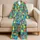 Colorful Popsicles and Fresh Fruit for Cheerful Summer Holiday Lounging Satin Pajamas Set - 5