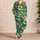 Watercolor Orchard Fruit for Fresh Summer Escapes and Bright, Cheerful Lounging Satin Pajamas Set - 4