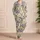 Watercolor Iris Blooms for Relaxed Coastal Getaways and Garden-Inspired Summer Style Satin Pajamas Set - 4